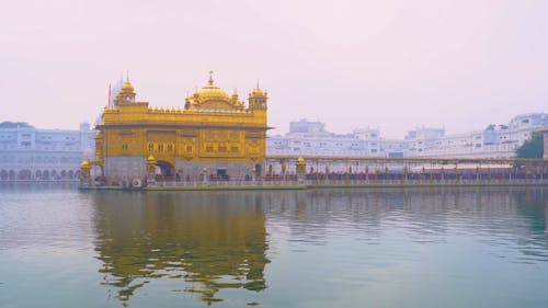 Złota świątynia Sikhów W Indiach