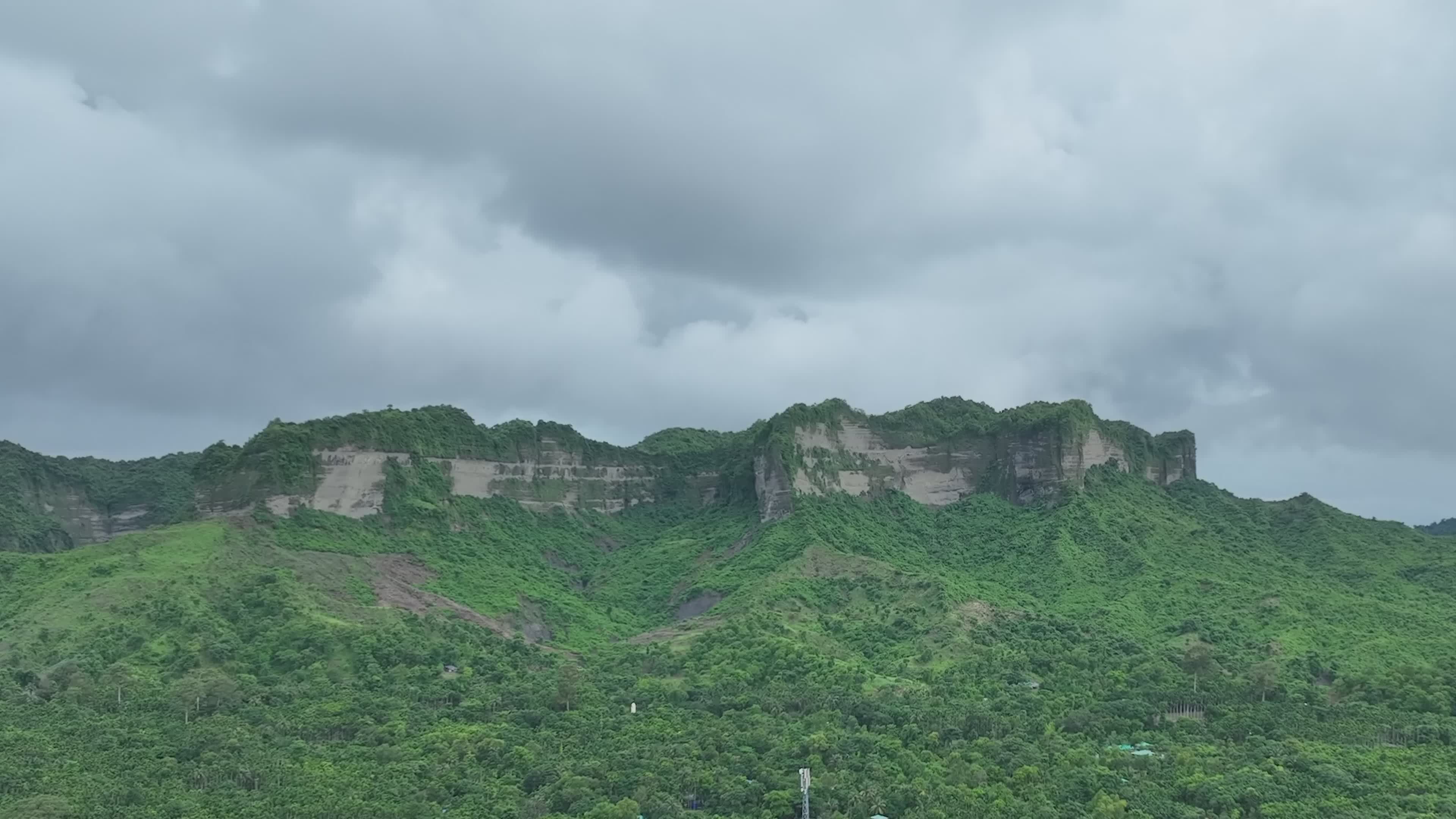 Serene Aerial View of Green Hills in Bangladesh Free Stock Video ...
