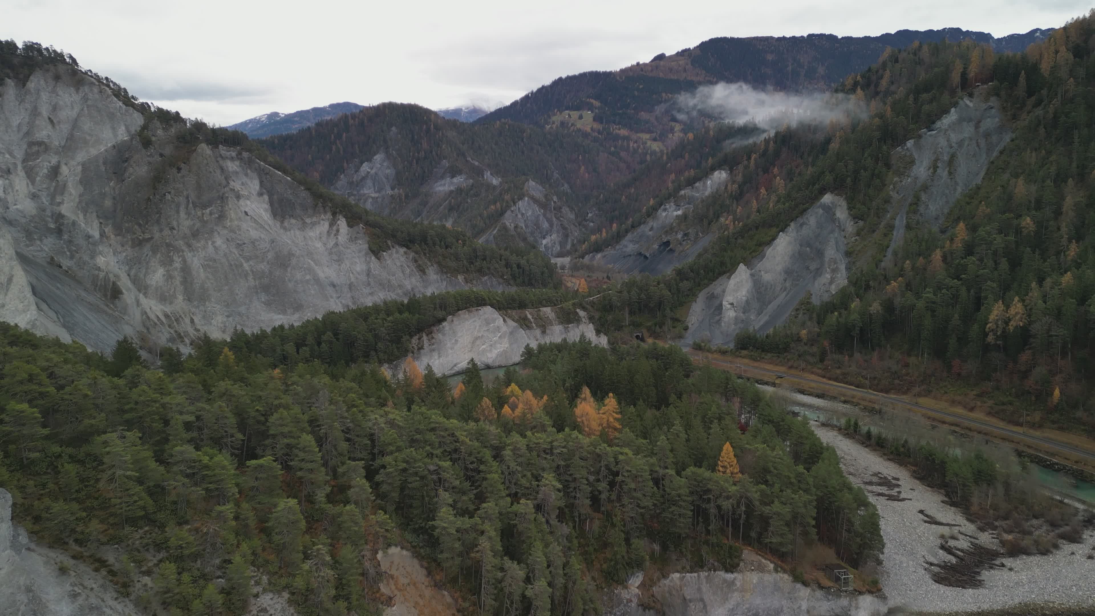 Aerial View of Stunning Mountain Landscape Free Stock Video Footage ...