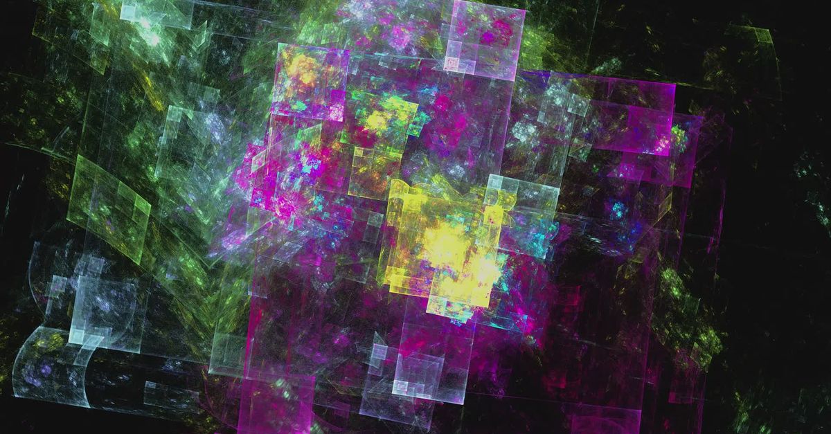 Vibrant Abstract Animation with Colorful Geometric Shapes Free Stock ...