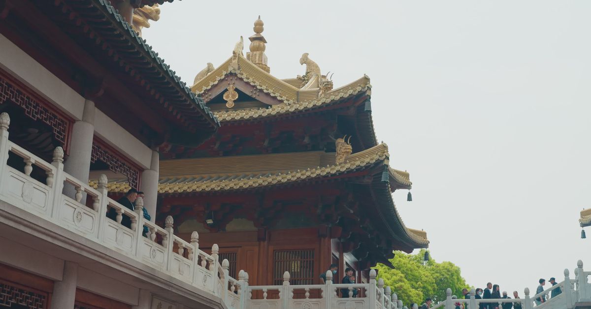 中国传统寺庙建筑 · 免费素材视频