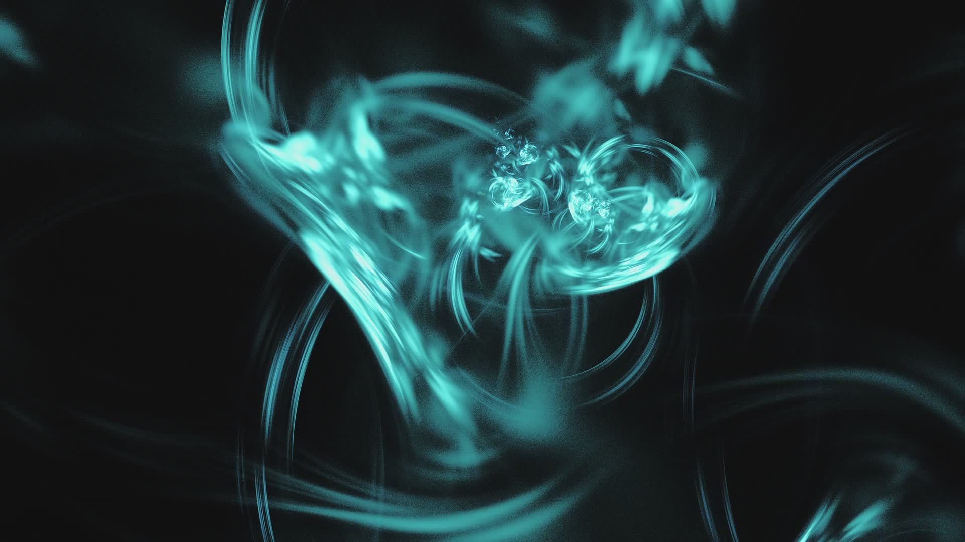 Mesmerizing Abstract Teal Energy Animation Free Stock Video Footage ...