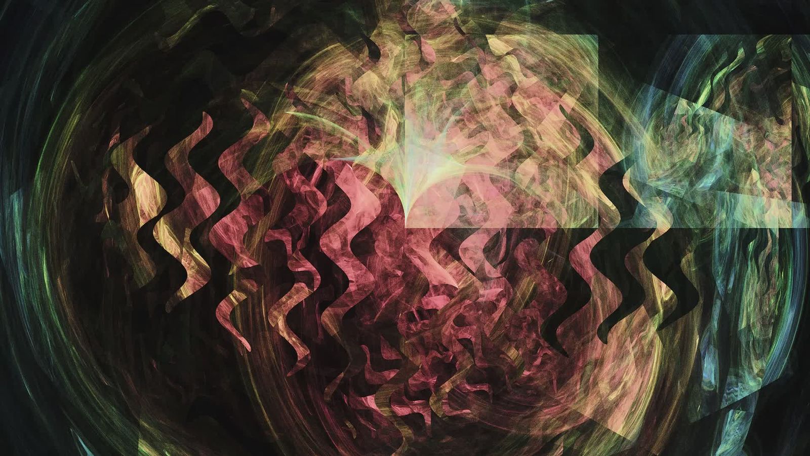 Abstract Vibrant Swirling Spiral Animation Free Stock Video Footage ...