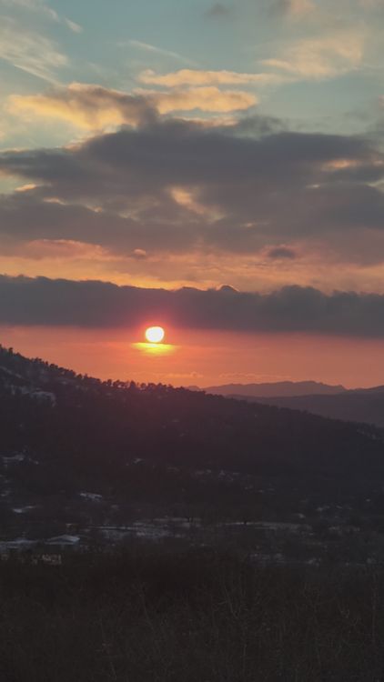 Stunning Sunset Over Serene Mountain Landscape Free Stock Video Footage ...