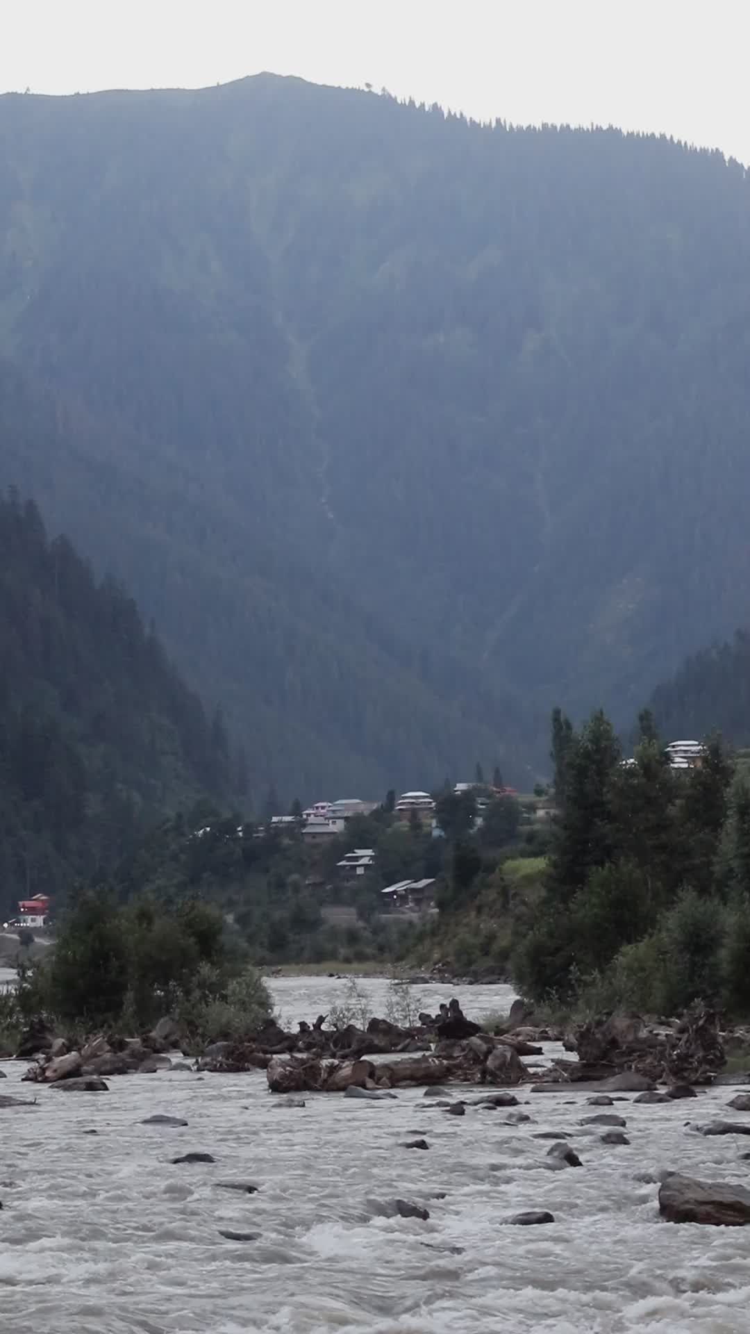 Majestic Mountain River in Serene Valley Free Stock Video Footage ...