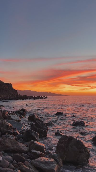 licht sam1's ocean waves sunset video