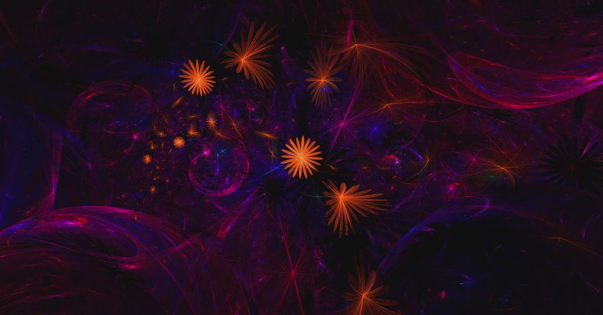 Vibrant Abstract Animation with Cosmic Colors Free Stock Video Footage ...