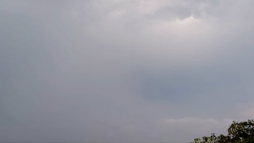 Watching Thunder Clouds In Low Angle