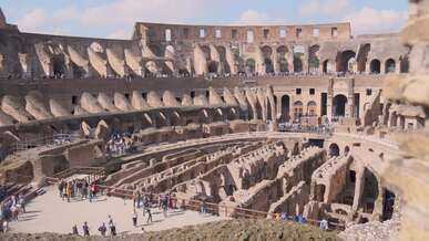 stunning view of rome s ancient colosseum