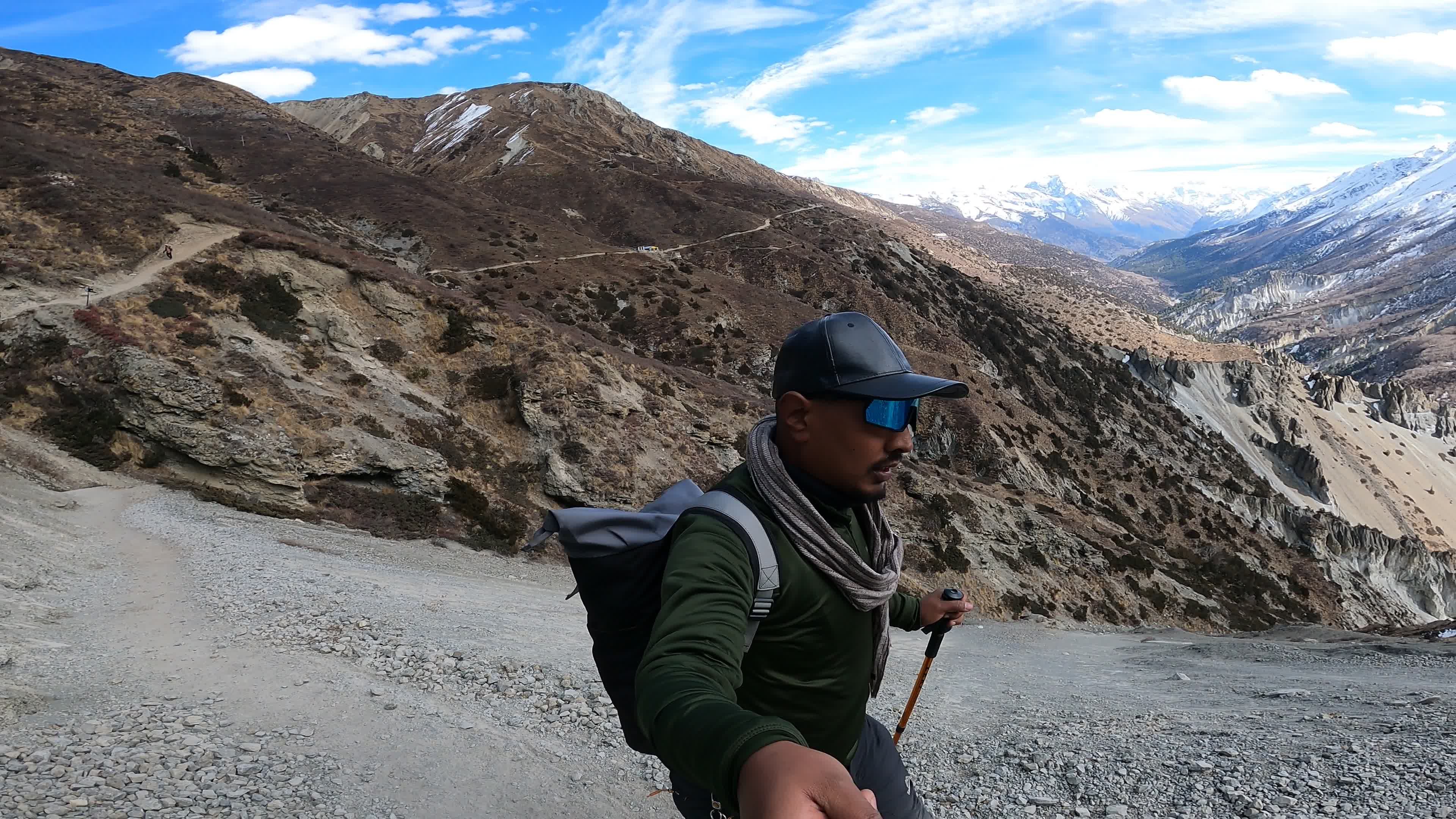 Hiking Adventure in the Himalayan Mountains Free Stock Video Footage ...