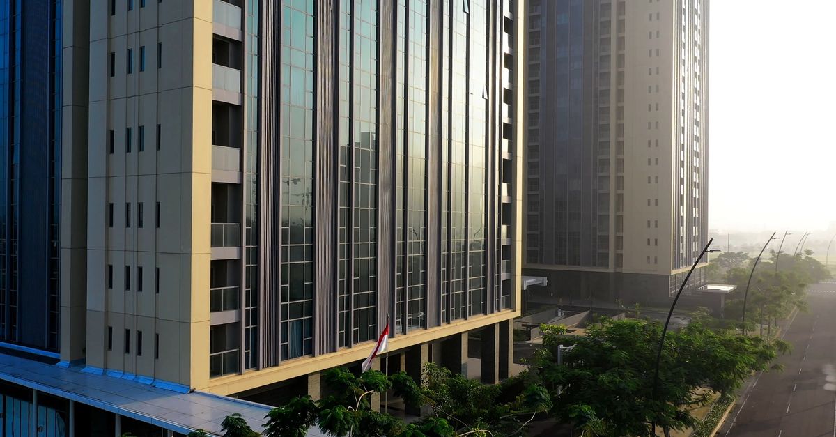 4k High Rides Building Exterior Design Of A Modern High Rise Buildings Free Stock Video ...