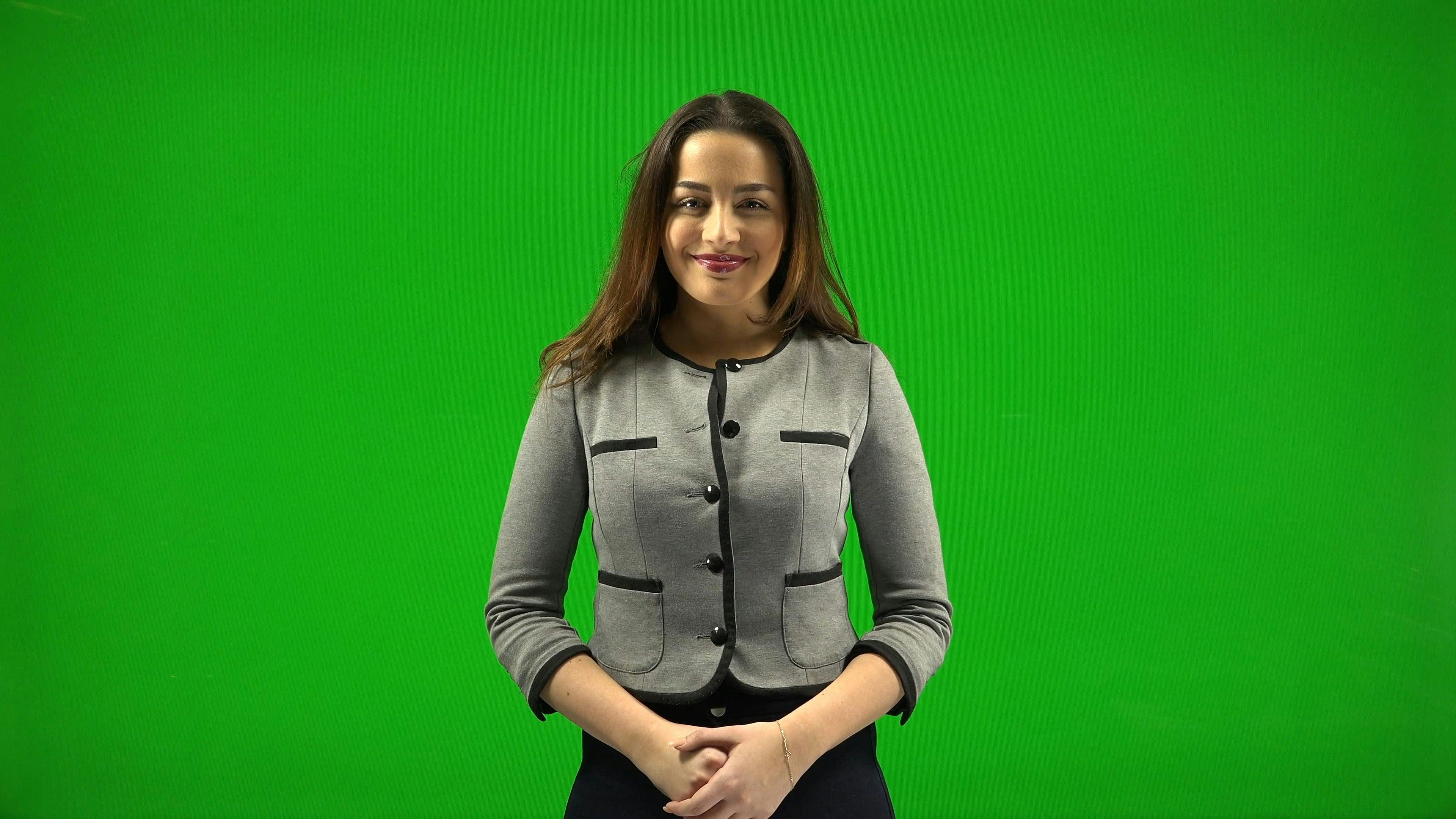 people with green screen background images