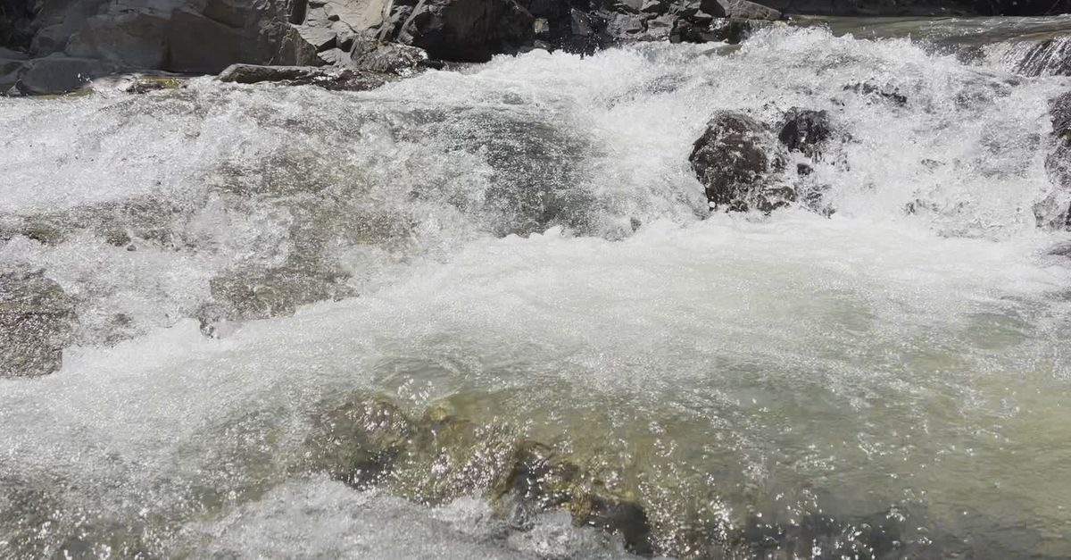 Rapids Ina Stream Rushing Stream Rapids Wild Water Flow Free Stock Video Footage, Royalty ...