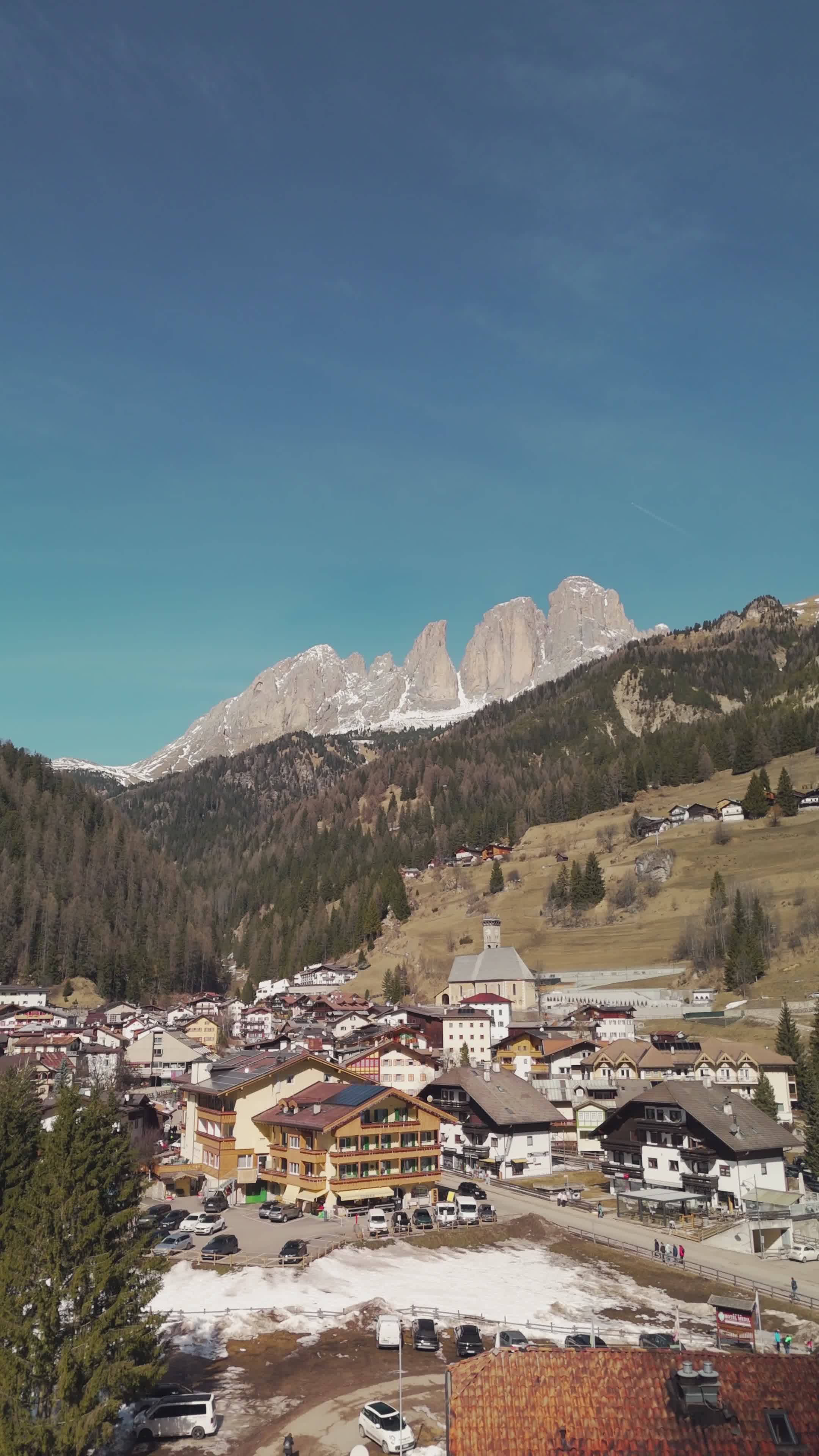 scenic aerial view of italian alpine village 36498550 — free pexels stock footage