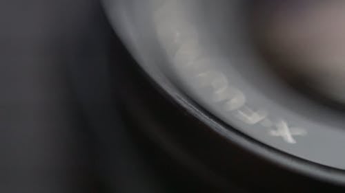 Close-up View Of A Camera Lens