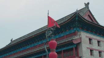 五星红旗飘扬视频素材