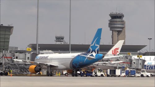 Time Lapse Of A Busy Airport