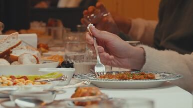 traditional iftar meal during ramadan