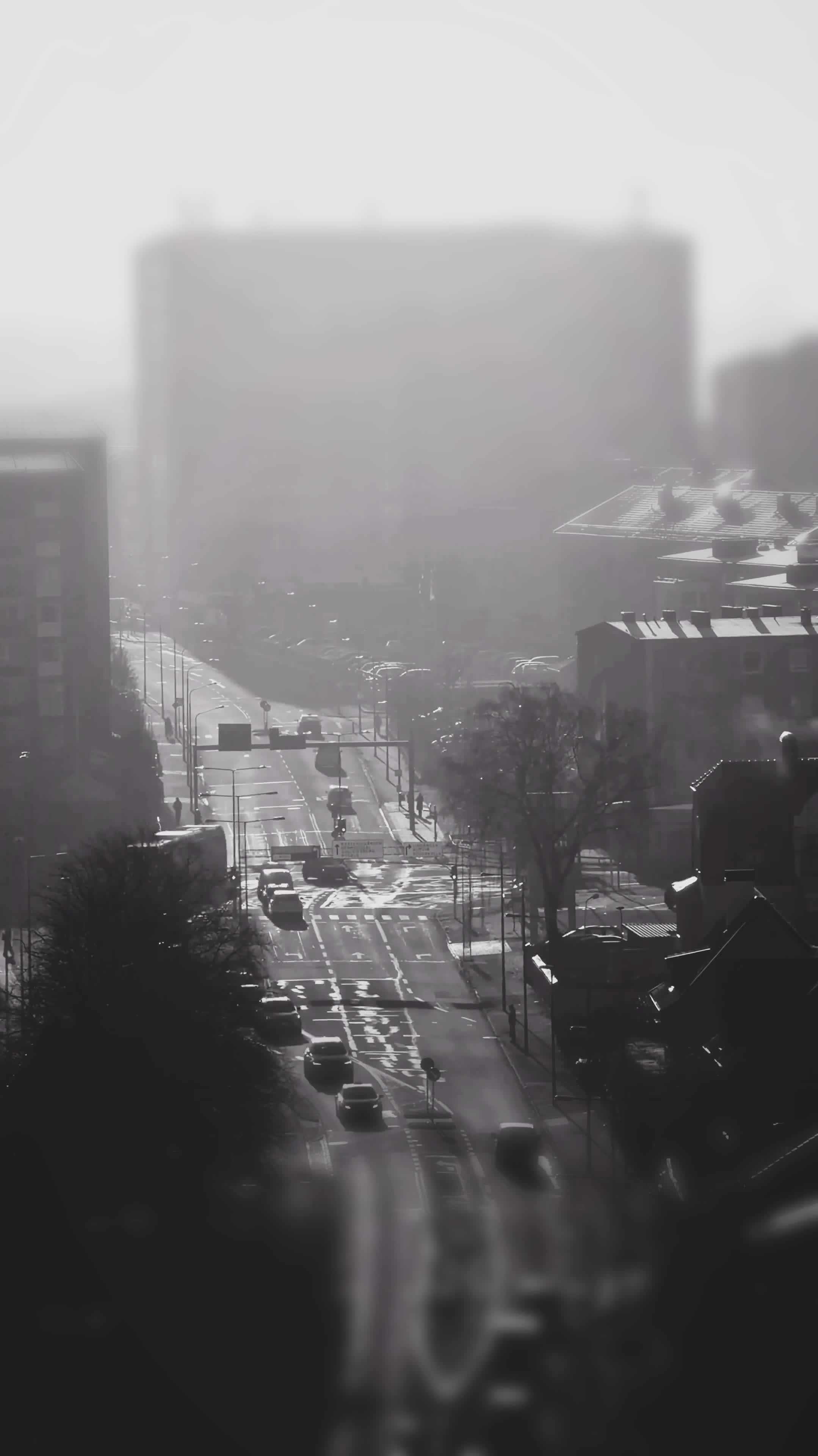 moody urban street in black and white 36608067 — free pexels stock footage