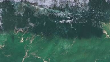 aerial view of cantabrian coastline