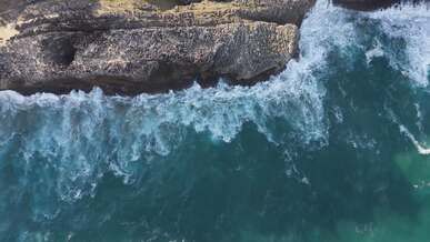 mesmerizing aerial view of cantabria coastline