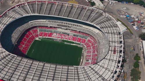 Aerial View of Estadio Azteca in Mexico City Free Stock Video Footage ...