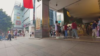 店铺门口人来人往视频素材免费下载免费下载视频素材