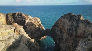 breathtaking algarve coastline and lighthouse view