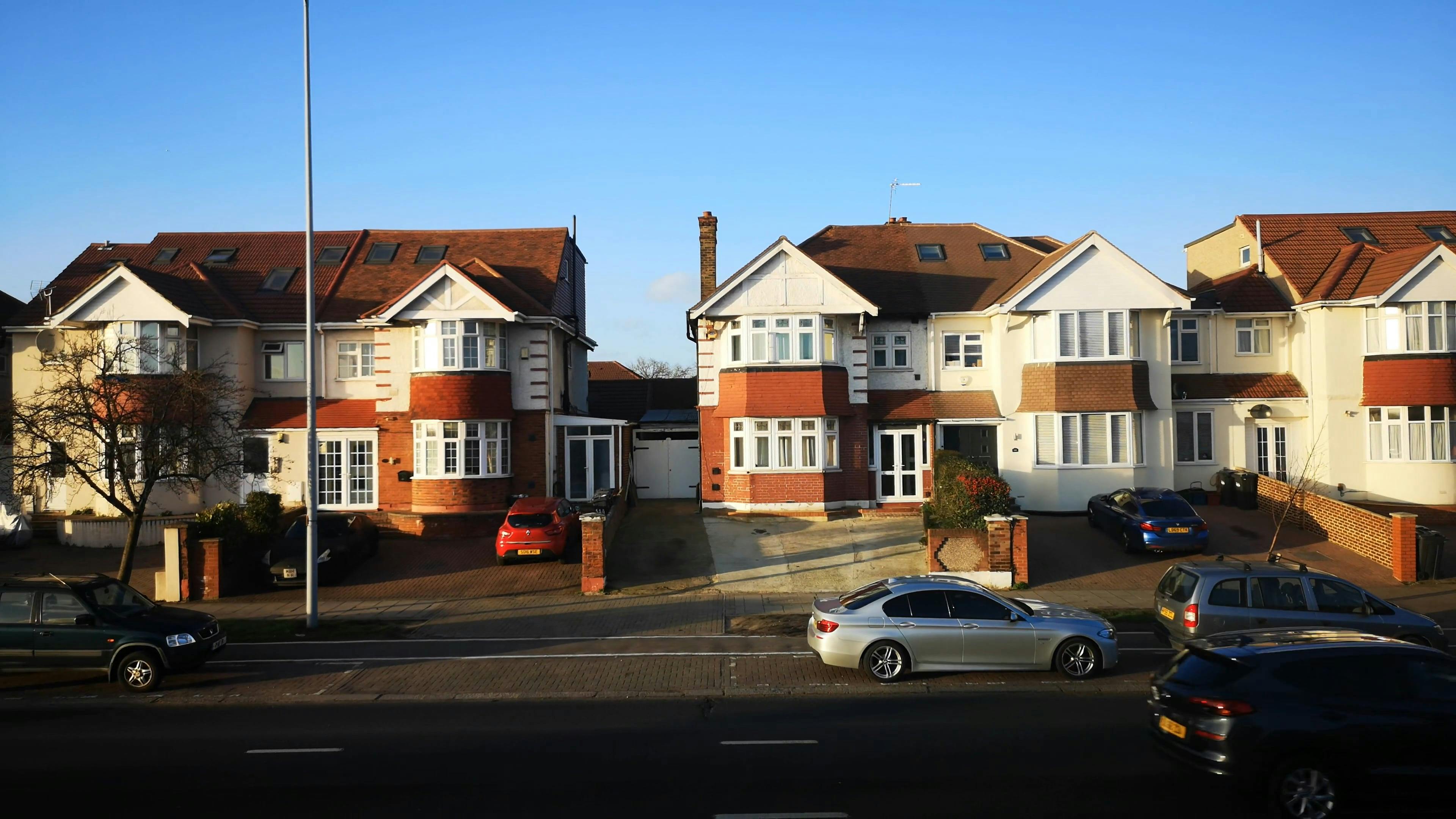 Houses On A Residential Community In Hounslow London · Free Stock Video