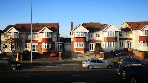 Houses On A Residential Community In Hounslow London