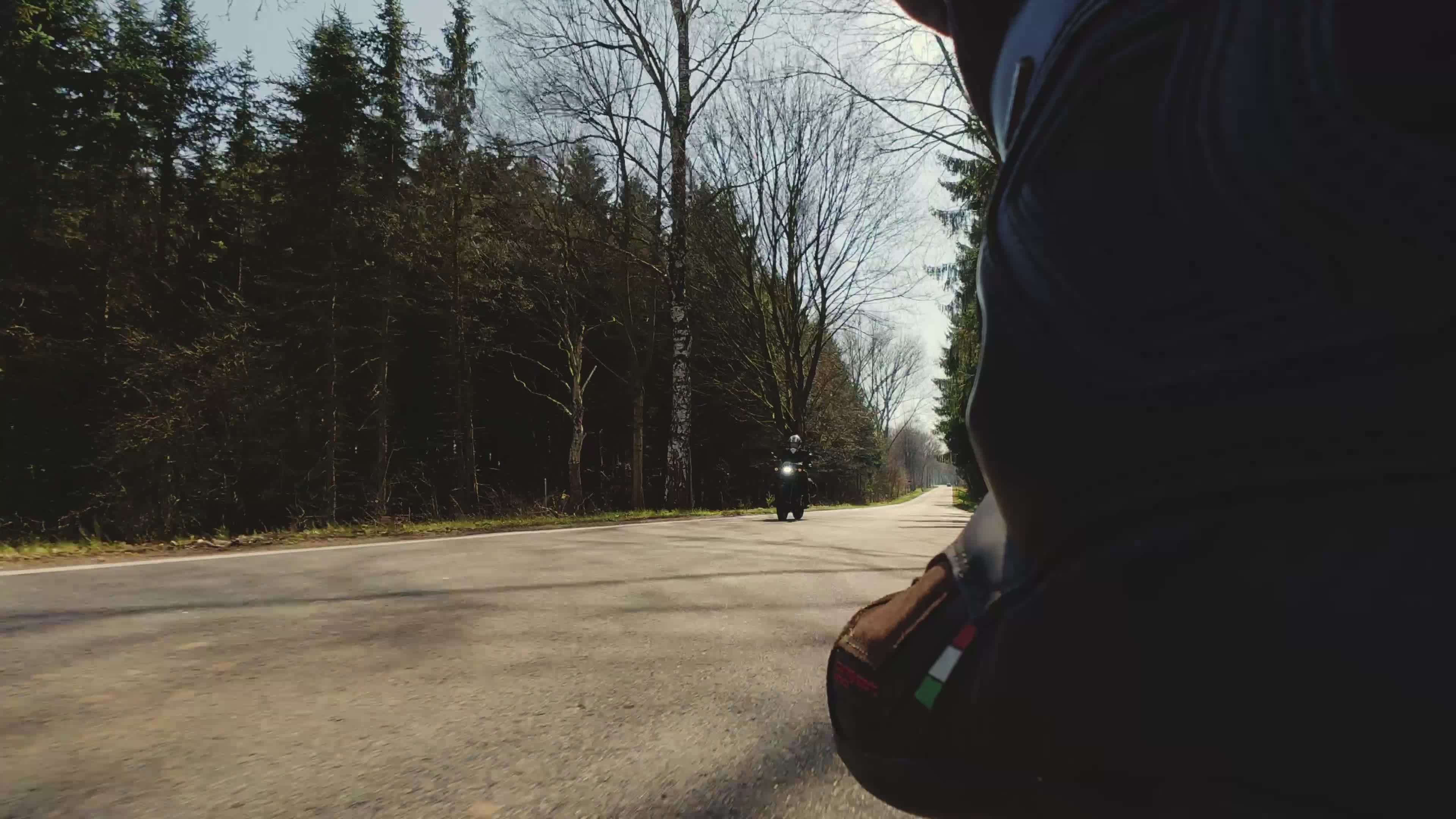 Scenic Motorcycle Ride Through Countryside Free Stock Video Footage ...