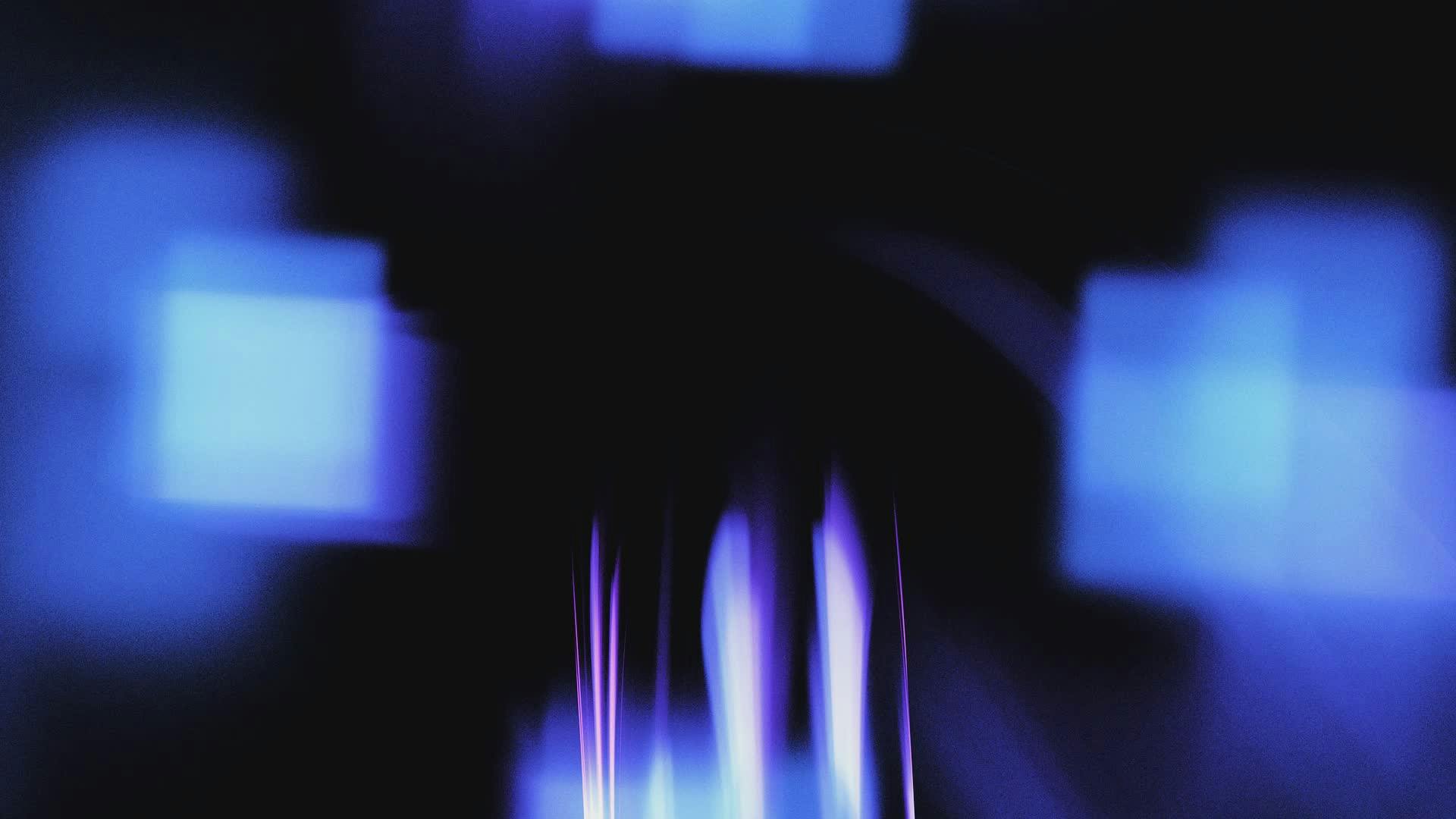 Vibrant Abstract Animation with Blue Light Streaks Free Stock Video ...