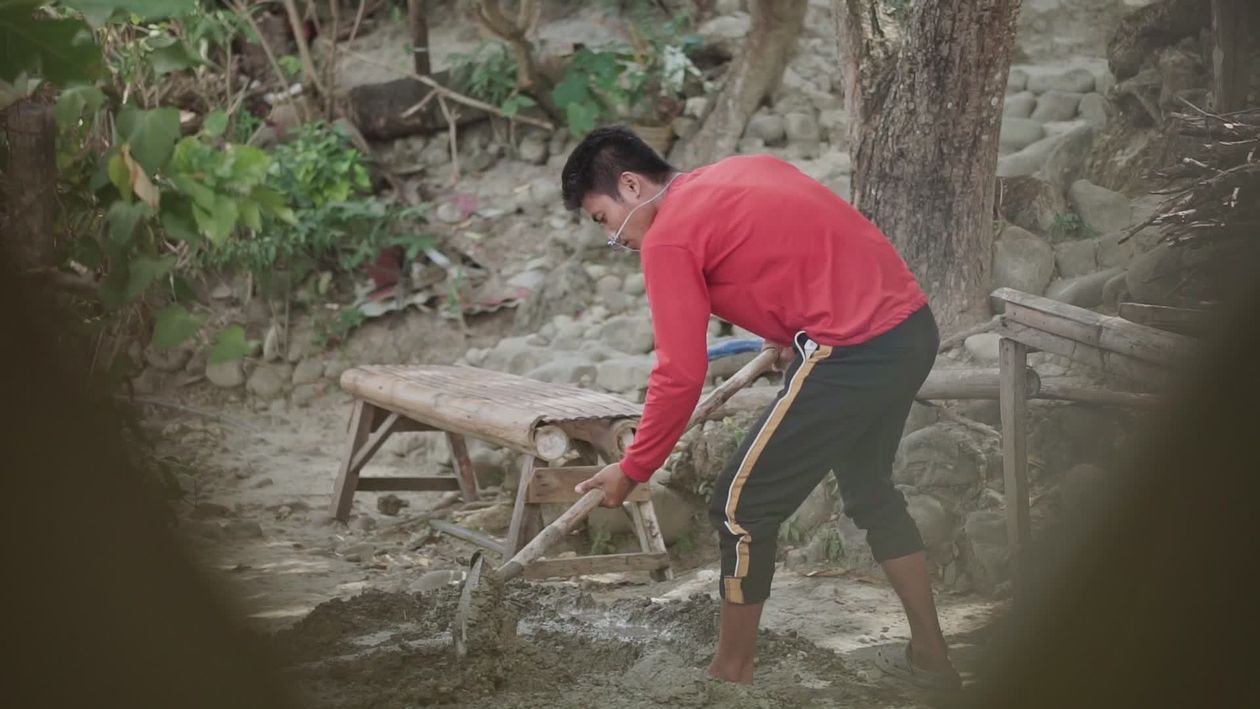 Man Using Shovel Man Shoveling in Outdoor Setting Free Stock Video Footage, Royalty-Free ...