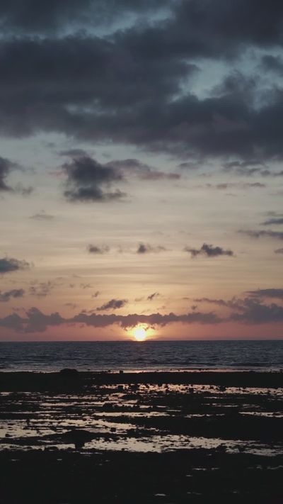 Nothing Ahead's ocean waves sunset video