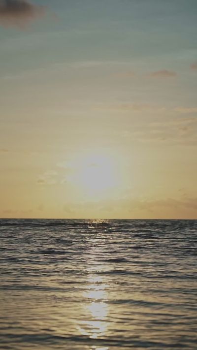 Nothing Ahead's ocean waves sunset video