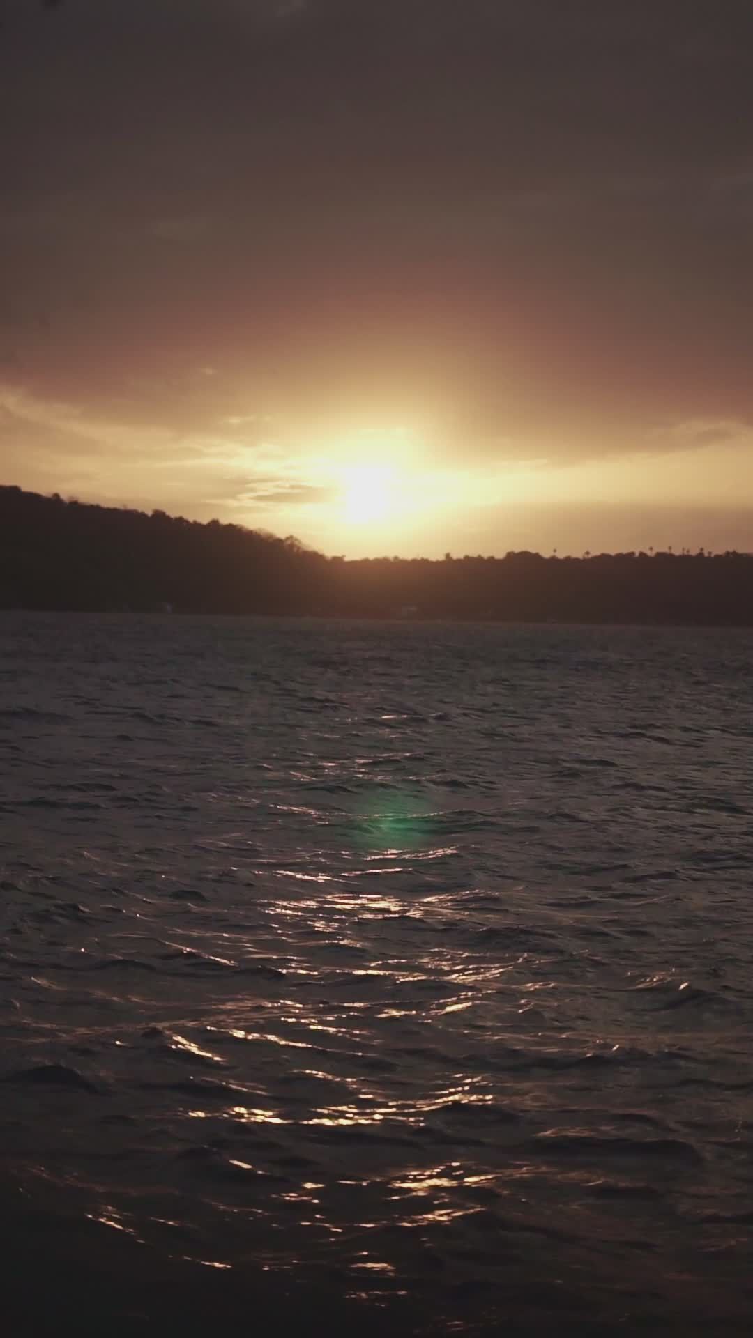 Stunning Sunset over Calm Ocean Waters Free Stock Video Footage ...