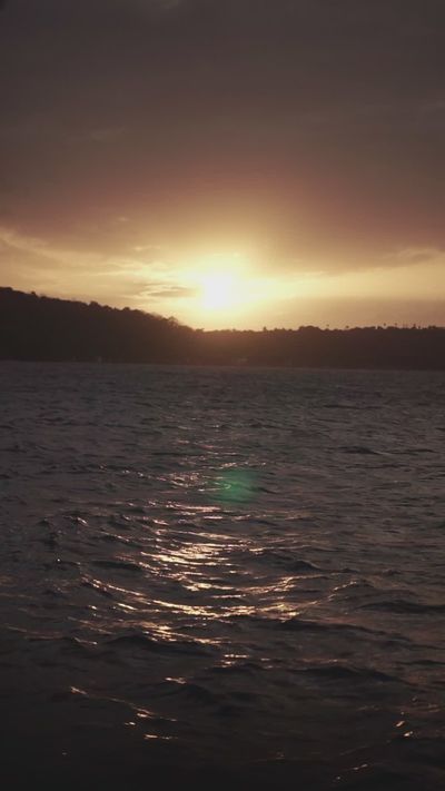 Nothing Ahead's ocean waves sunset video
