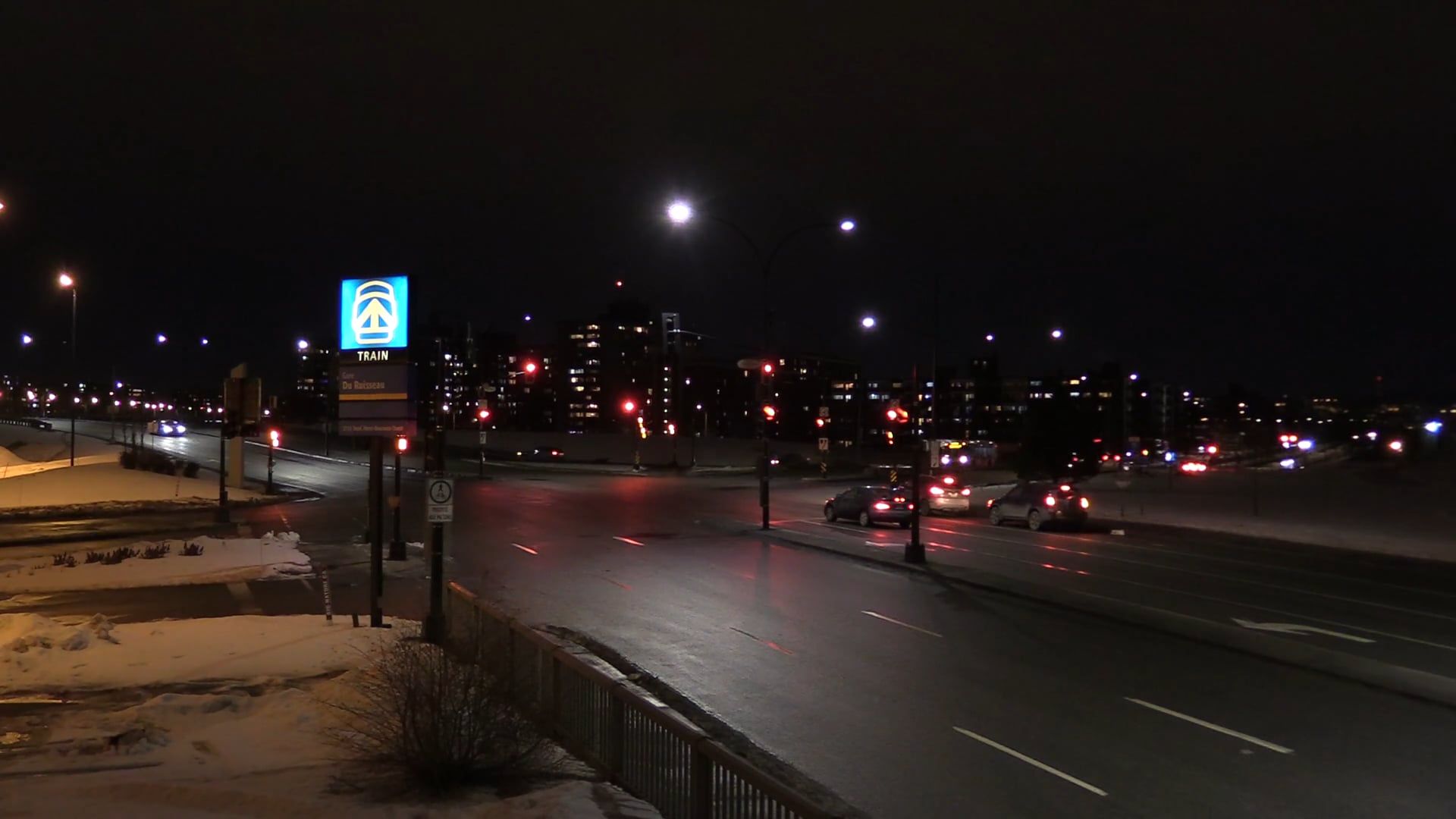footage of the road in time lapse 3694427
