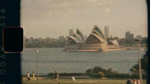 Videobeelden Van Het Sydney Opera House