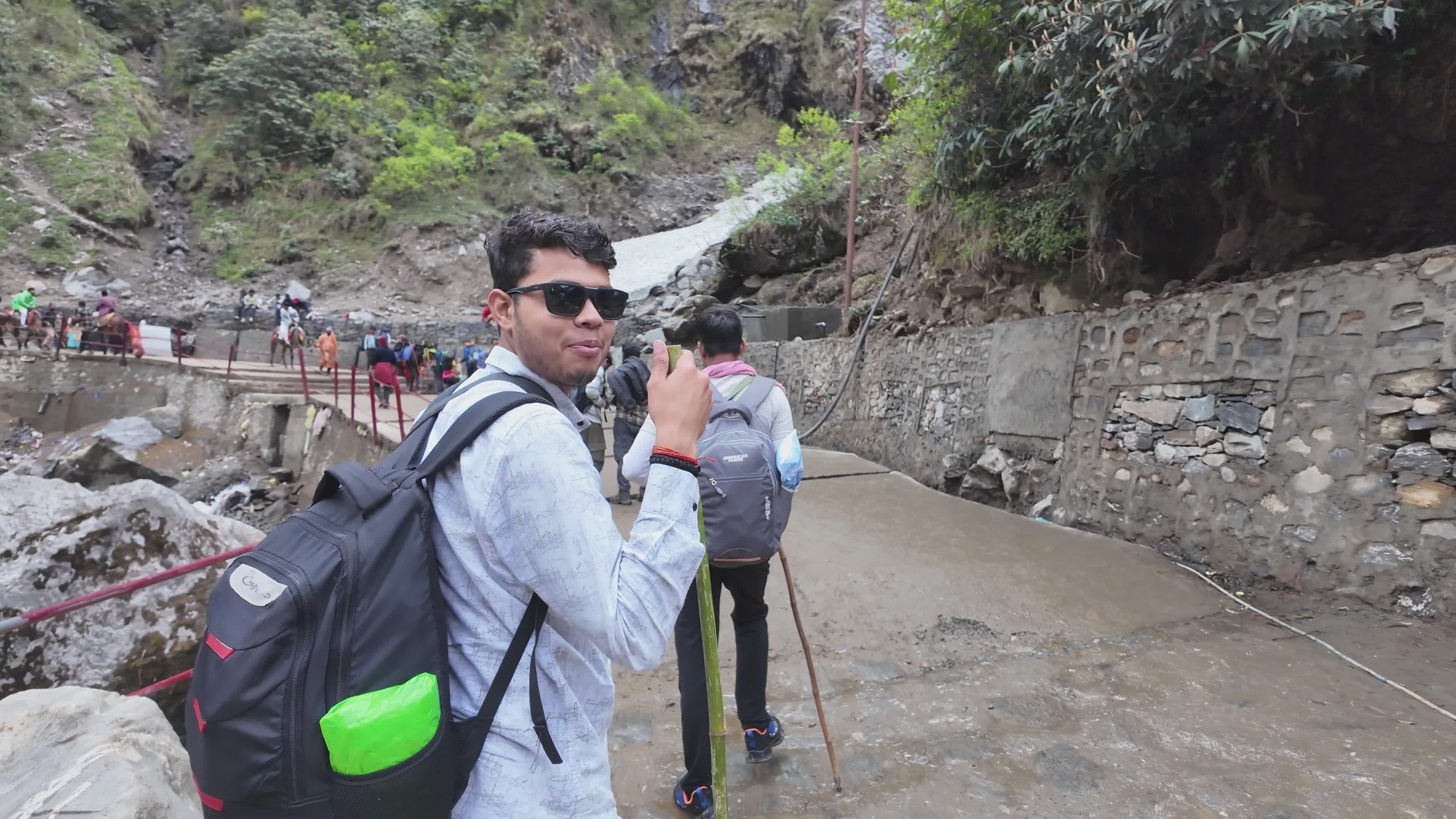 Hiking Adventure on Mountain Trailpath Free Stock Video Footage ...