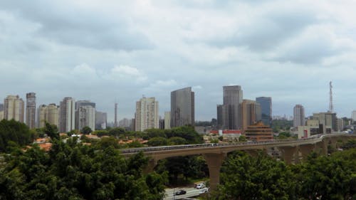 High-rise Buildings Of A Modern City