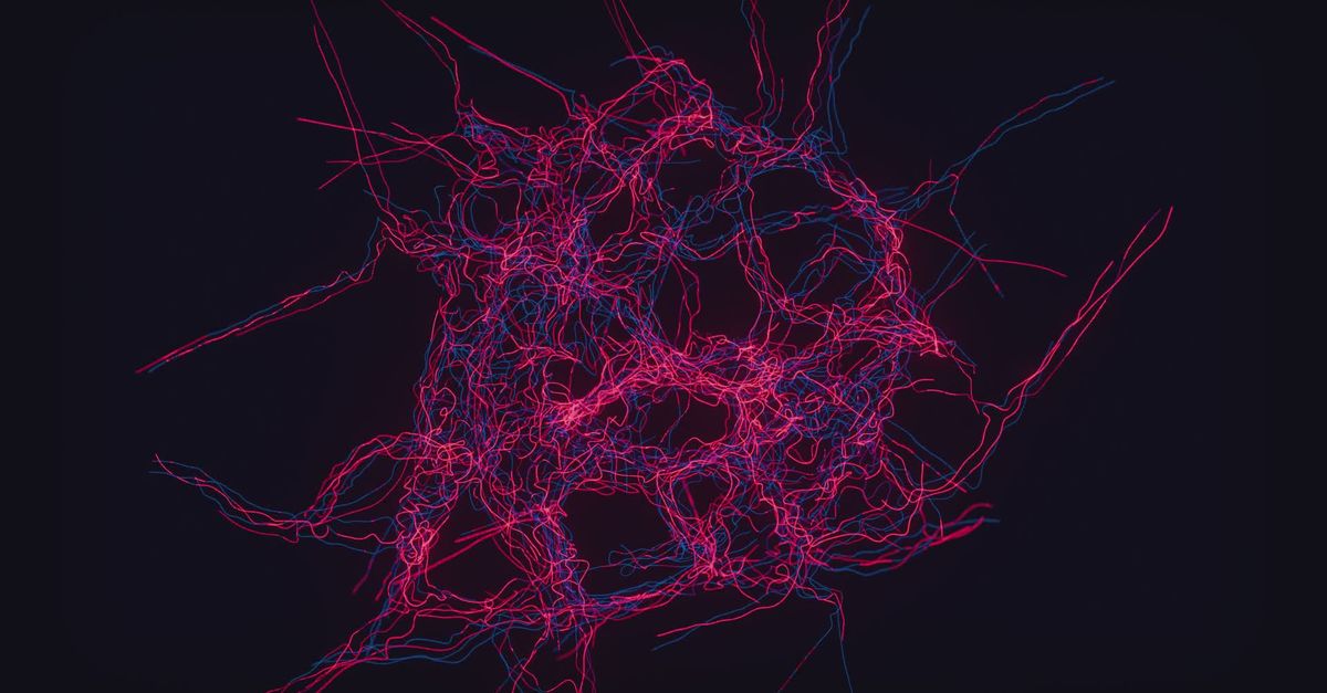 Network Abstract Animation Abstract Neural Network Animation with Vibrant Colors Free Stock Video ...