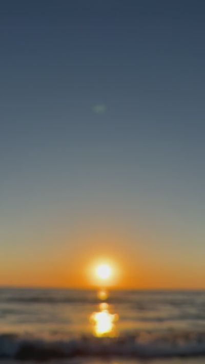 Rachel Roy's ocean waves sunset video