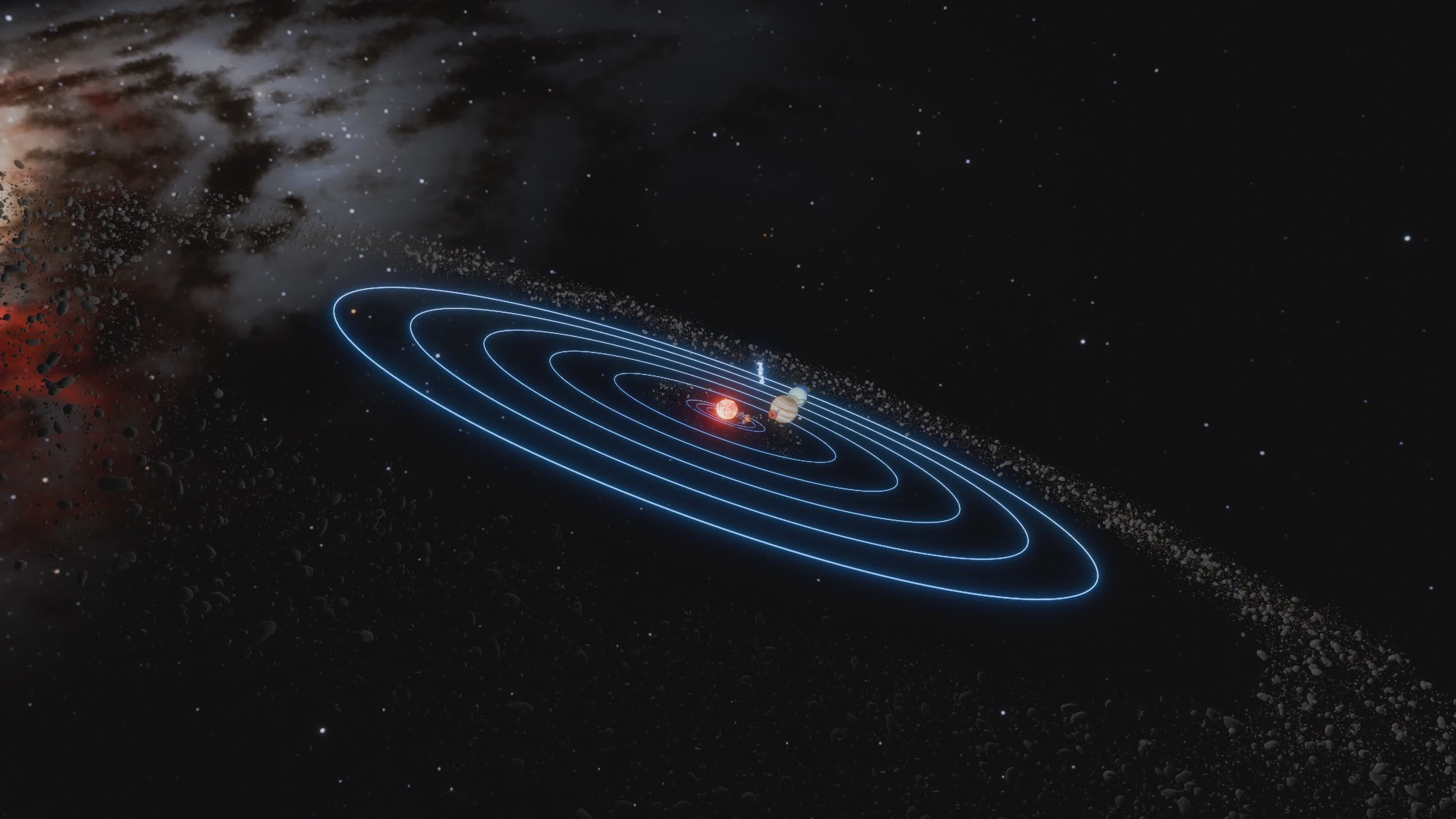 3D Animation of Solar System Orbits Free Stock Video Footage, Royalty ...