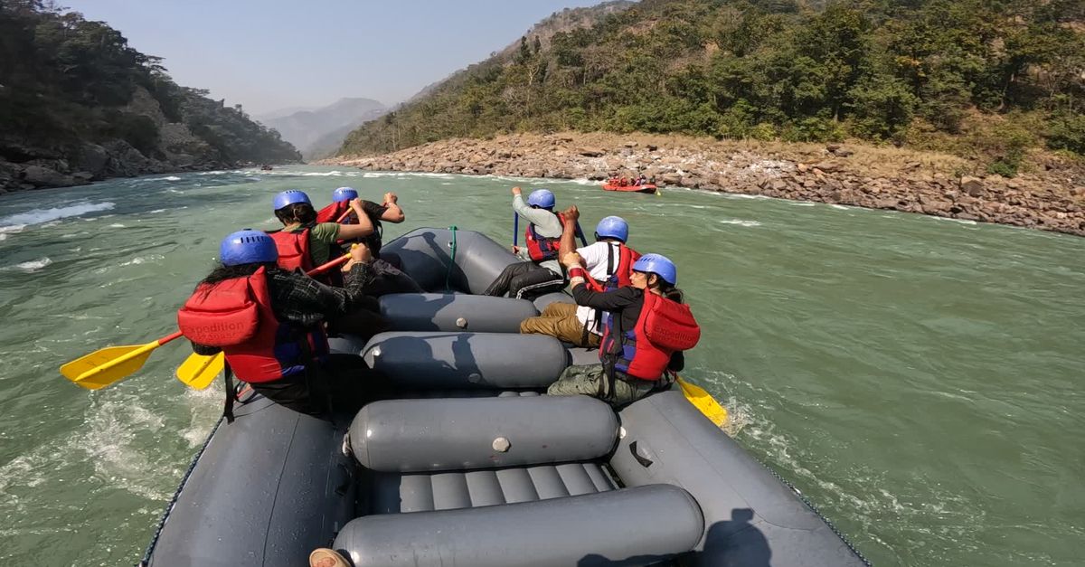 Acail Raft Footage Exciting River Rafting Adventure in Rishikesh Free Stock Video Footage ...