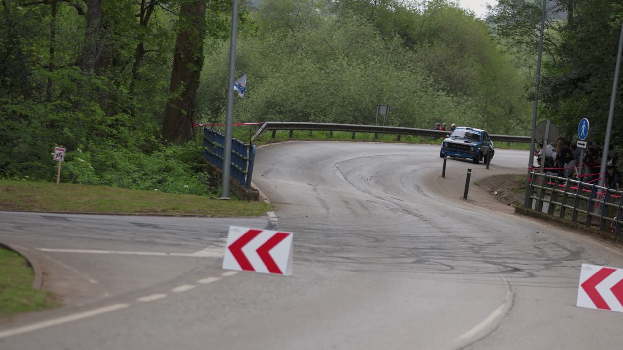 Sharpness Car Rally Exciting Rally Car on Sharp Turn Outdoors Free Stock Video Footage ...