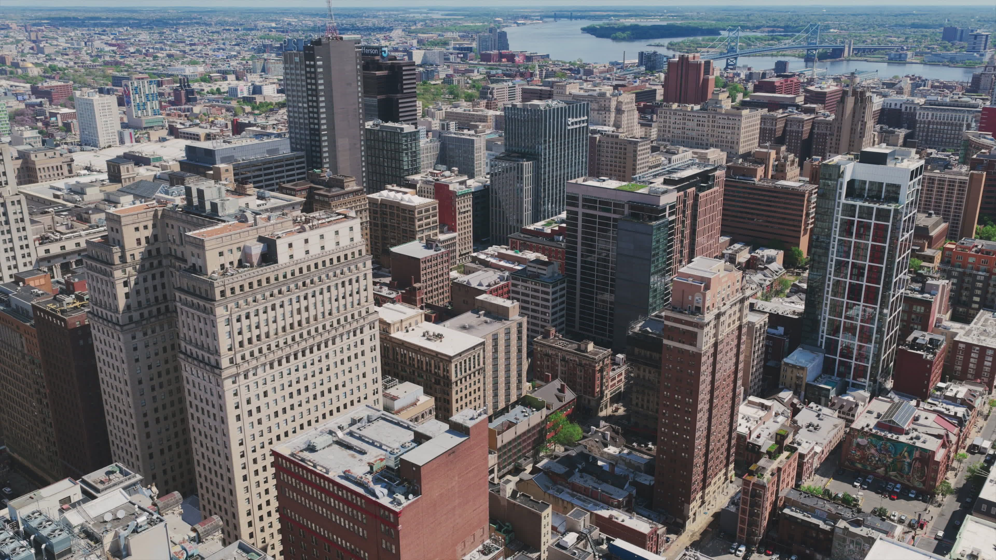 aerial view of philadelphia cityscape 37165732 — free pexels stock footage