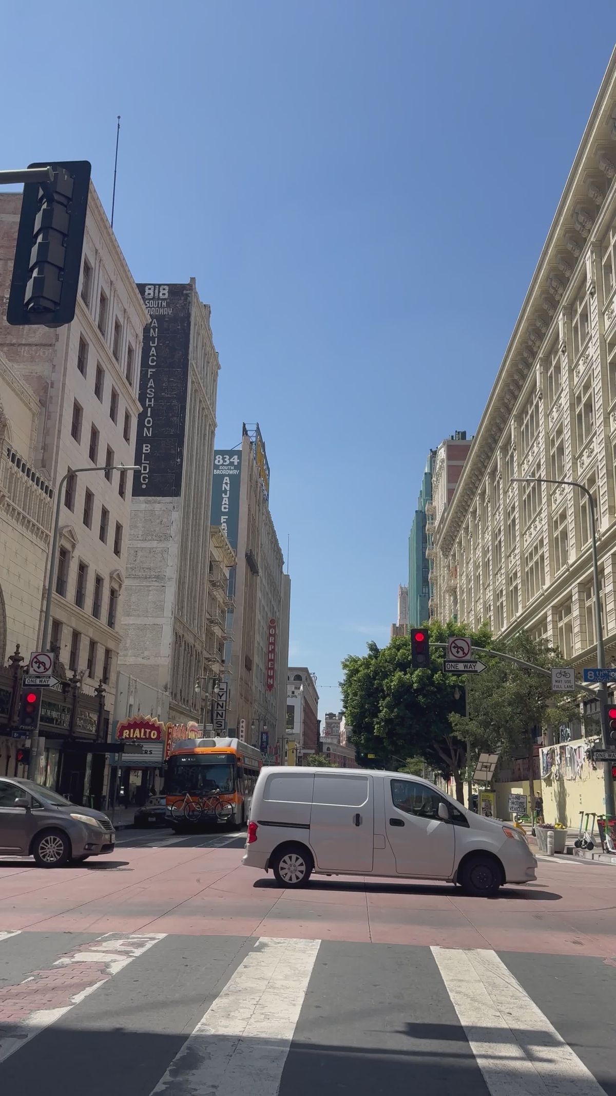 Urban Street Scene in Bustling City Center Free Stock Video Footage ...