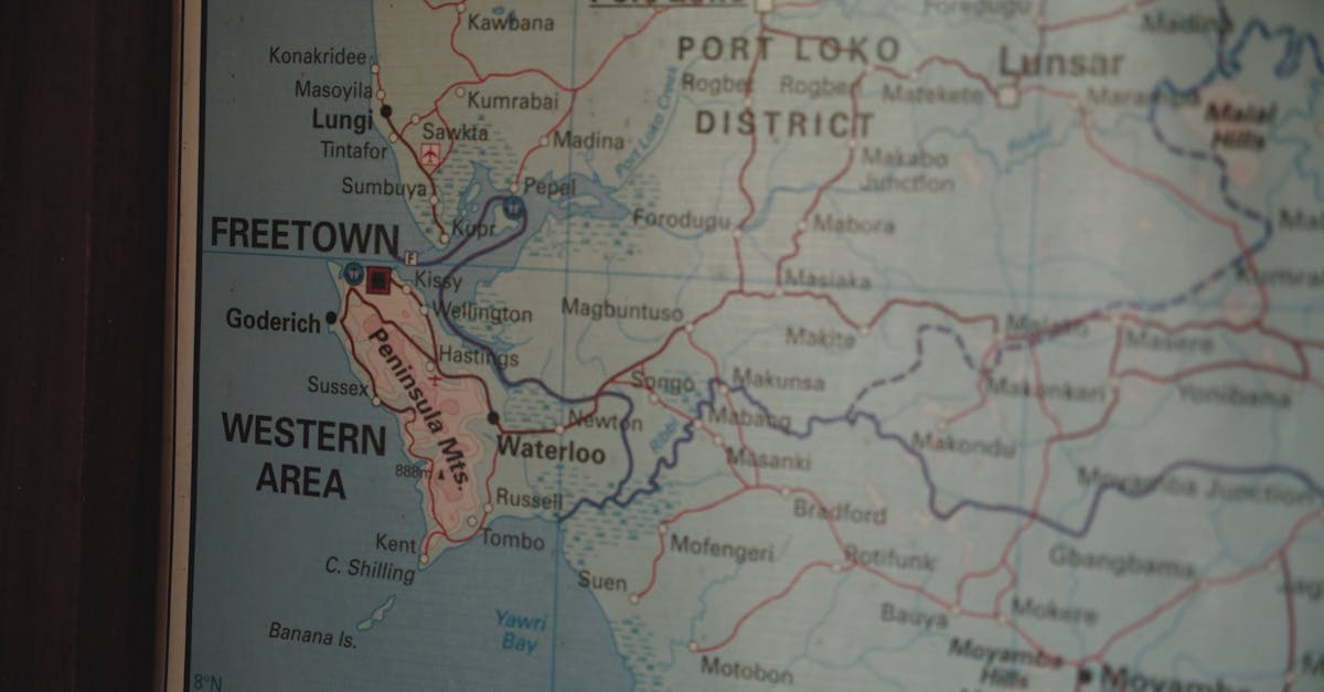 Close-up View Of A Map · Free Stock Video