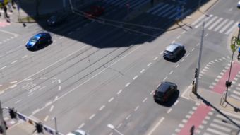 重新选择路口视频素材